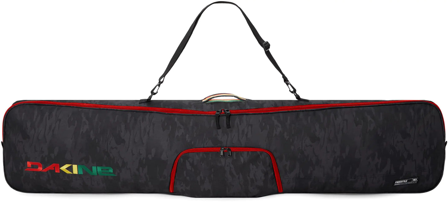 Dakine Freestyle Snowboard Bag 165cm — Padded Travel Protection in Black Vintage Camo