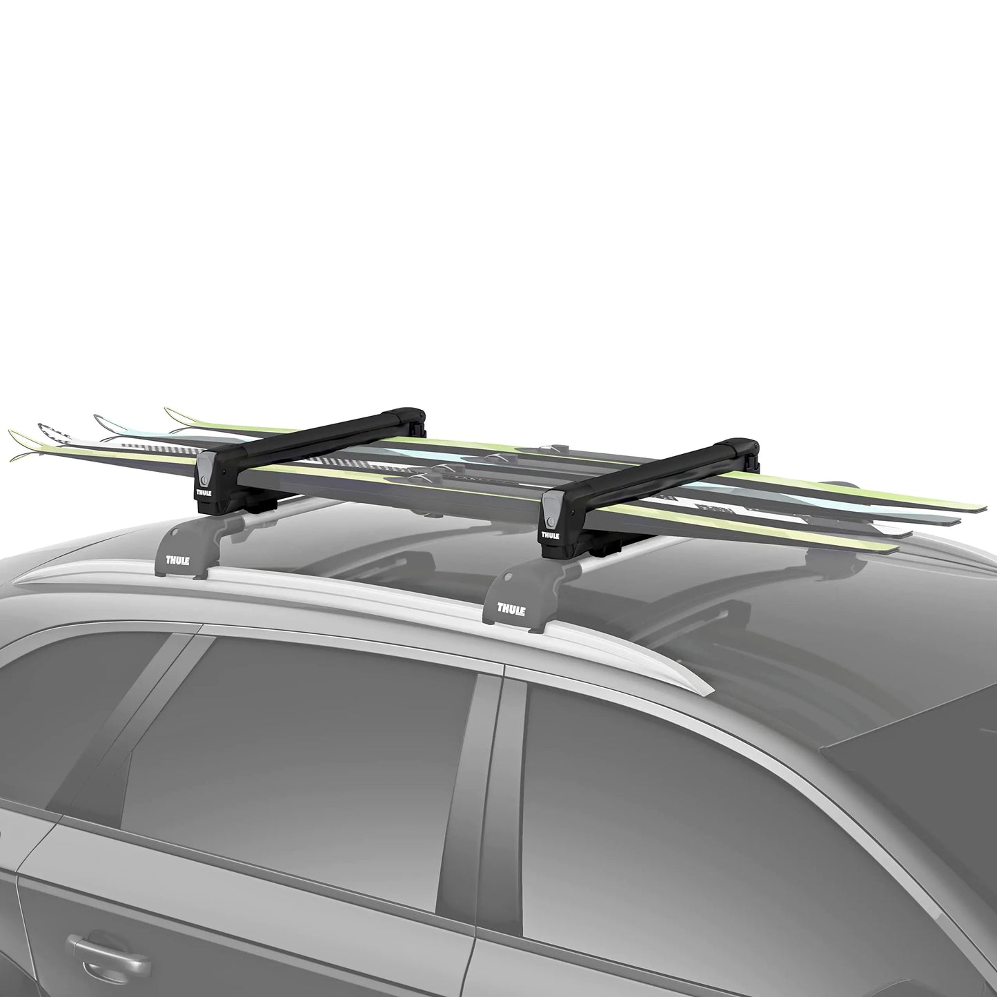 Thule SnowPack Ski/Snowboard Rack Medium (4 Pr/2 Boards) Black