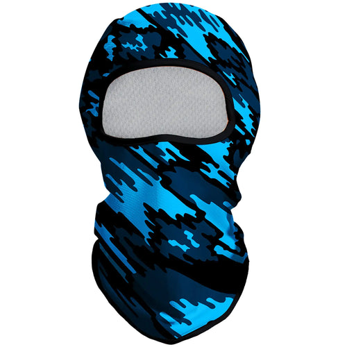 Obacle Balaclava Face Mask Men Women Ski Hunting Cycling (Graffiti Blue)