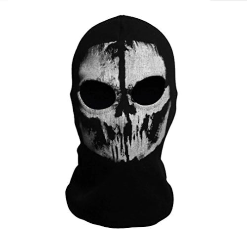 SzBlaZe Unisex Ghost Print Stocking Balaclava Mask Good For War Game Halloween Cosplay (Print 3)