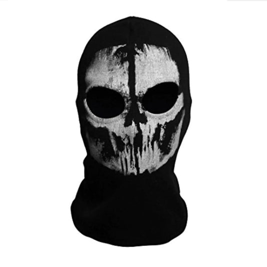 SzBlaZe Unisex Ghost Print Stocking Balaclava Mask Good For War Game Halloween Cosplay (Print 3)